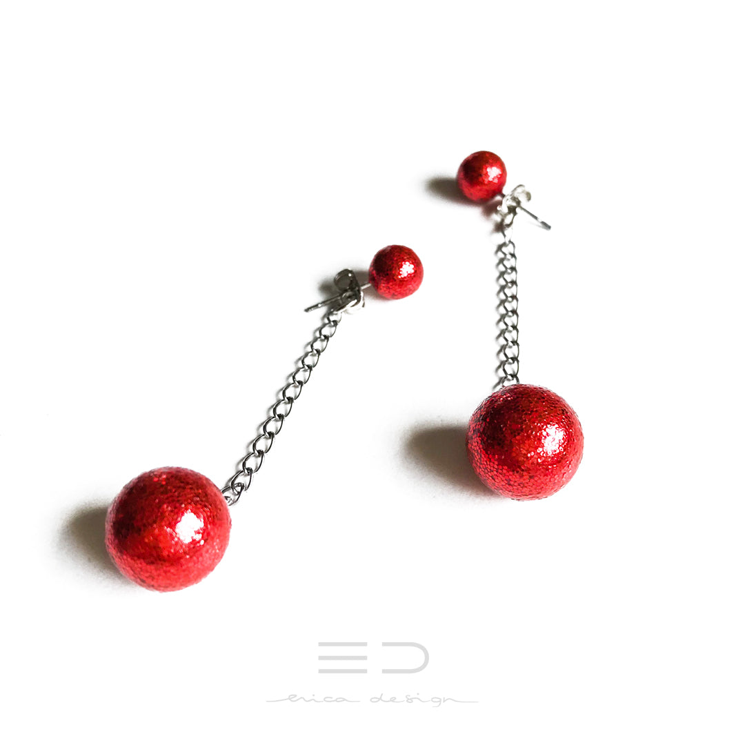 bulb | red glitter