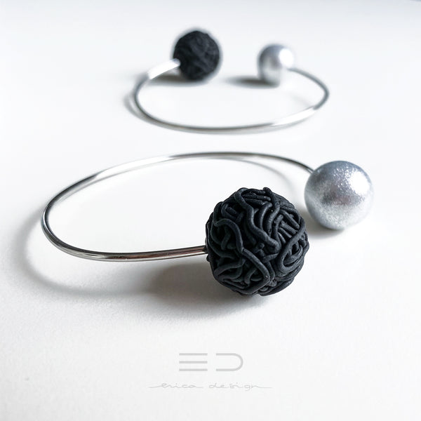 BULB SPAGHETTI | noir et argent