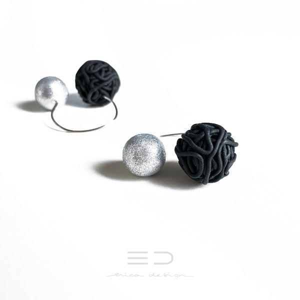 BULB SPAGHETTI | zwart zilver