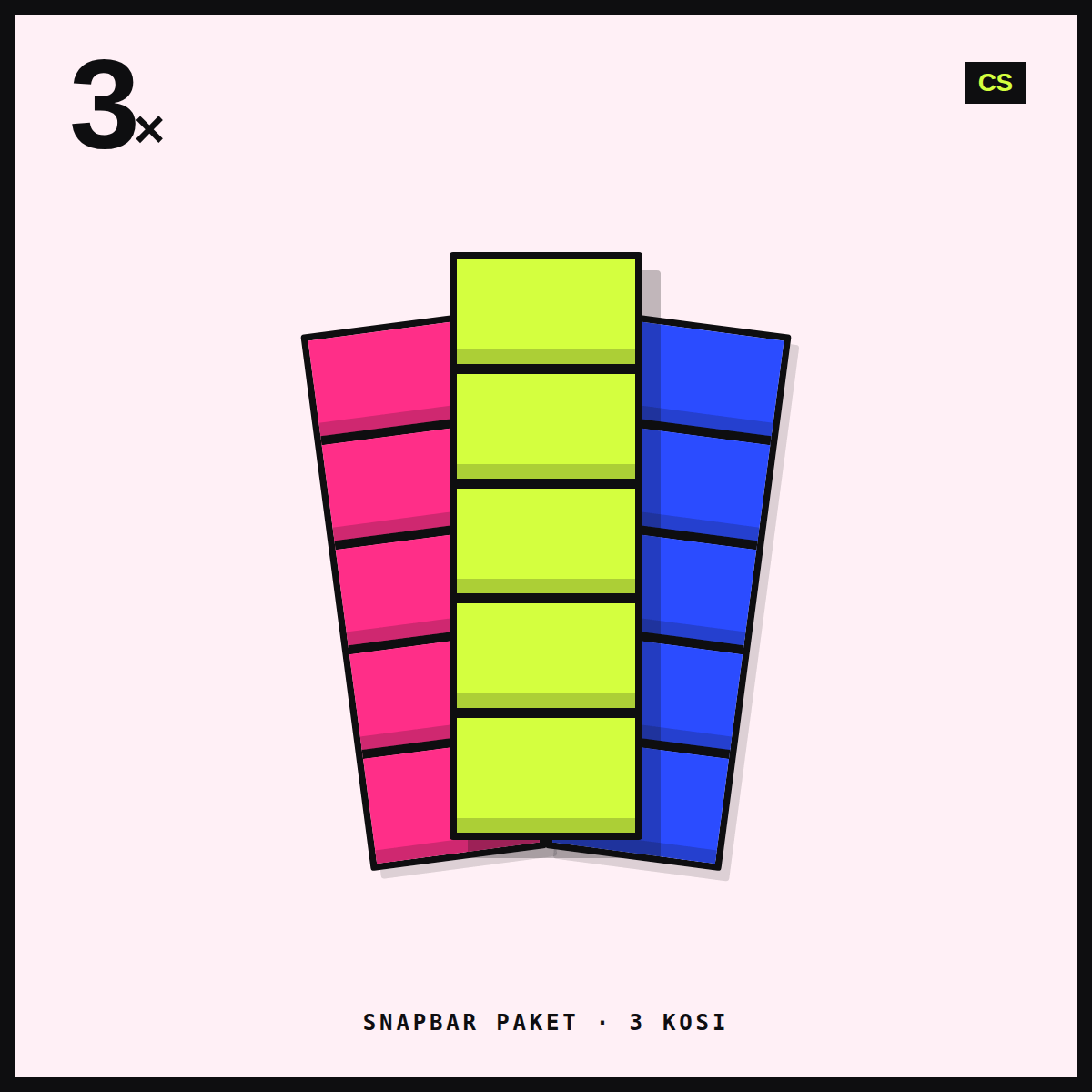snapbar bundle of 3