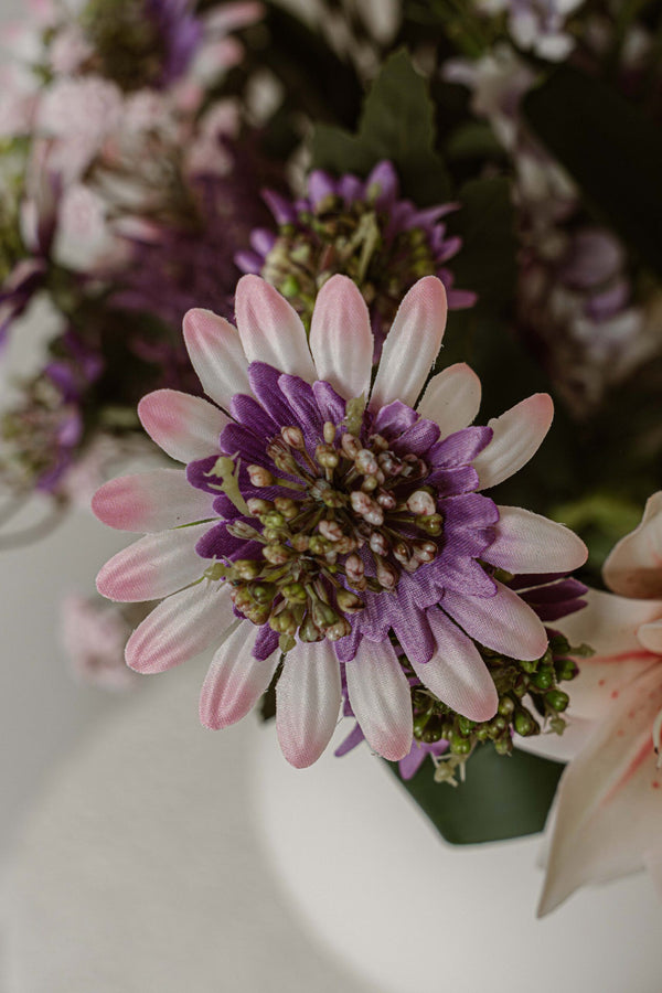 Indore Silva - Lychnis - Purple - artificial branch - silk