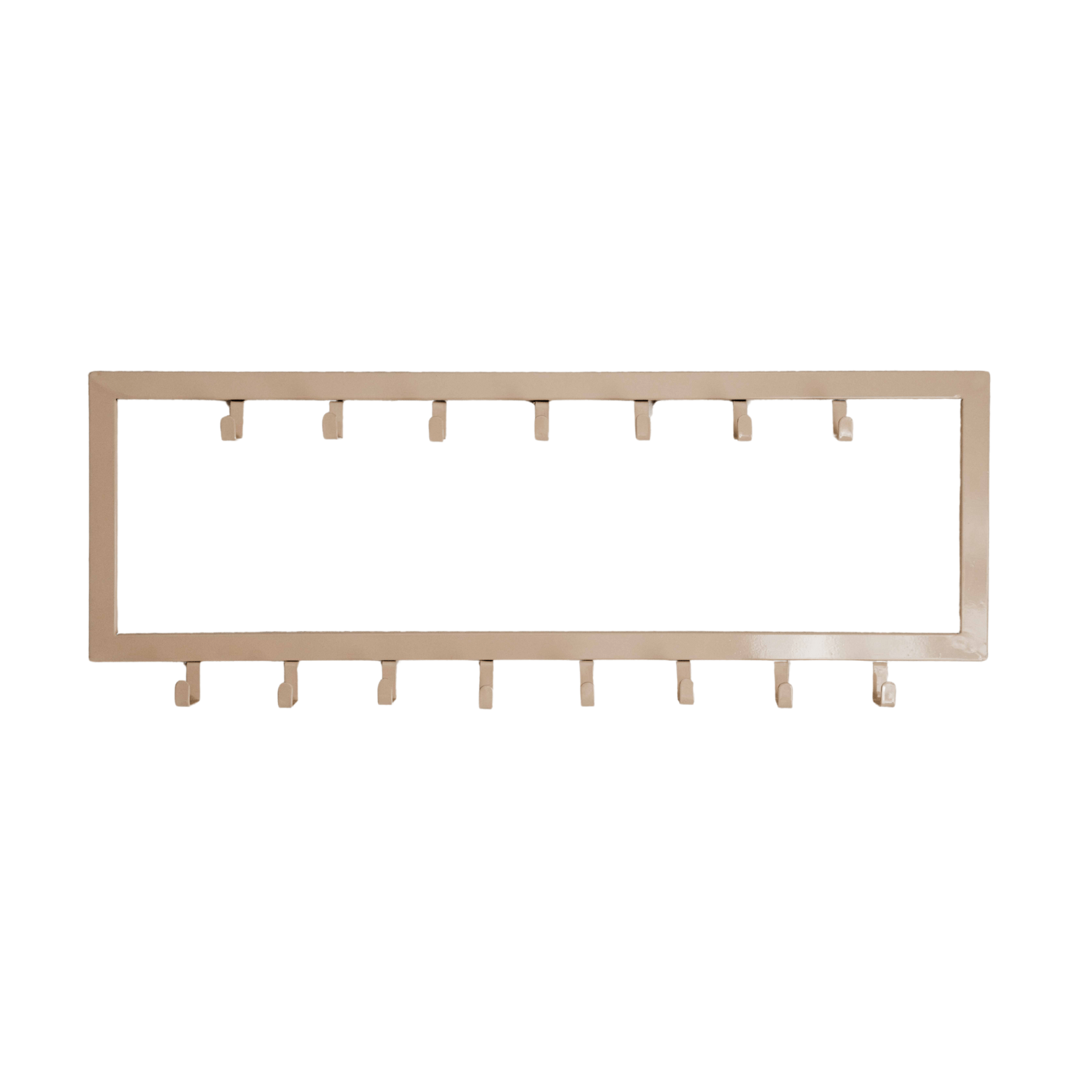 Indore Home - Wall Coat Rack Tree - 15 Hooks - Cream - 80 x 26cm