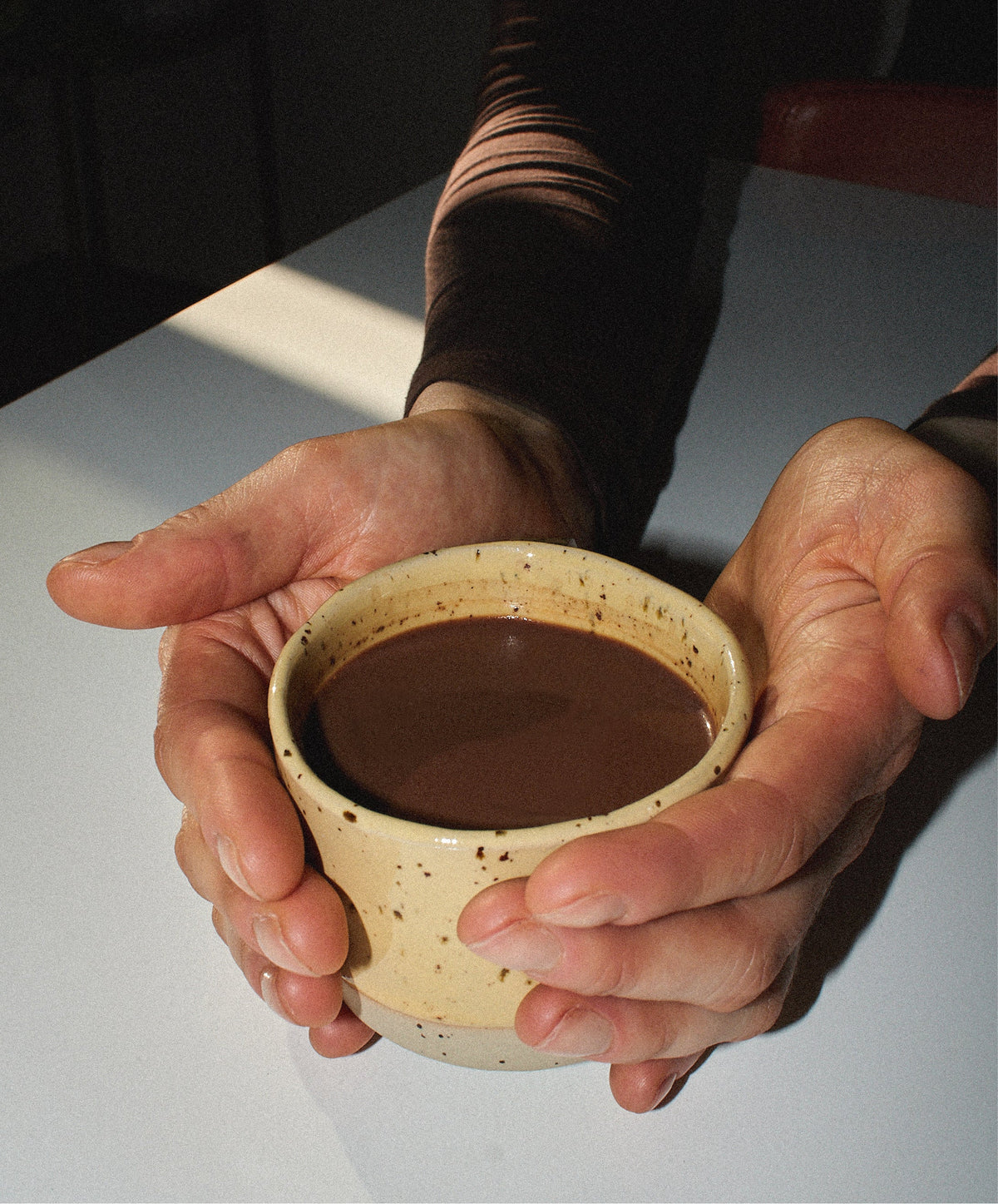 Soma spiced mushroom cacao cup close-up