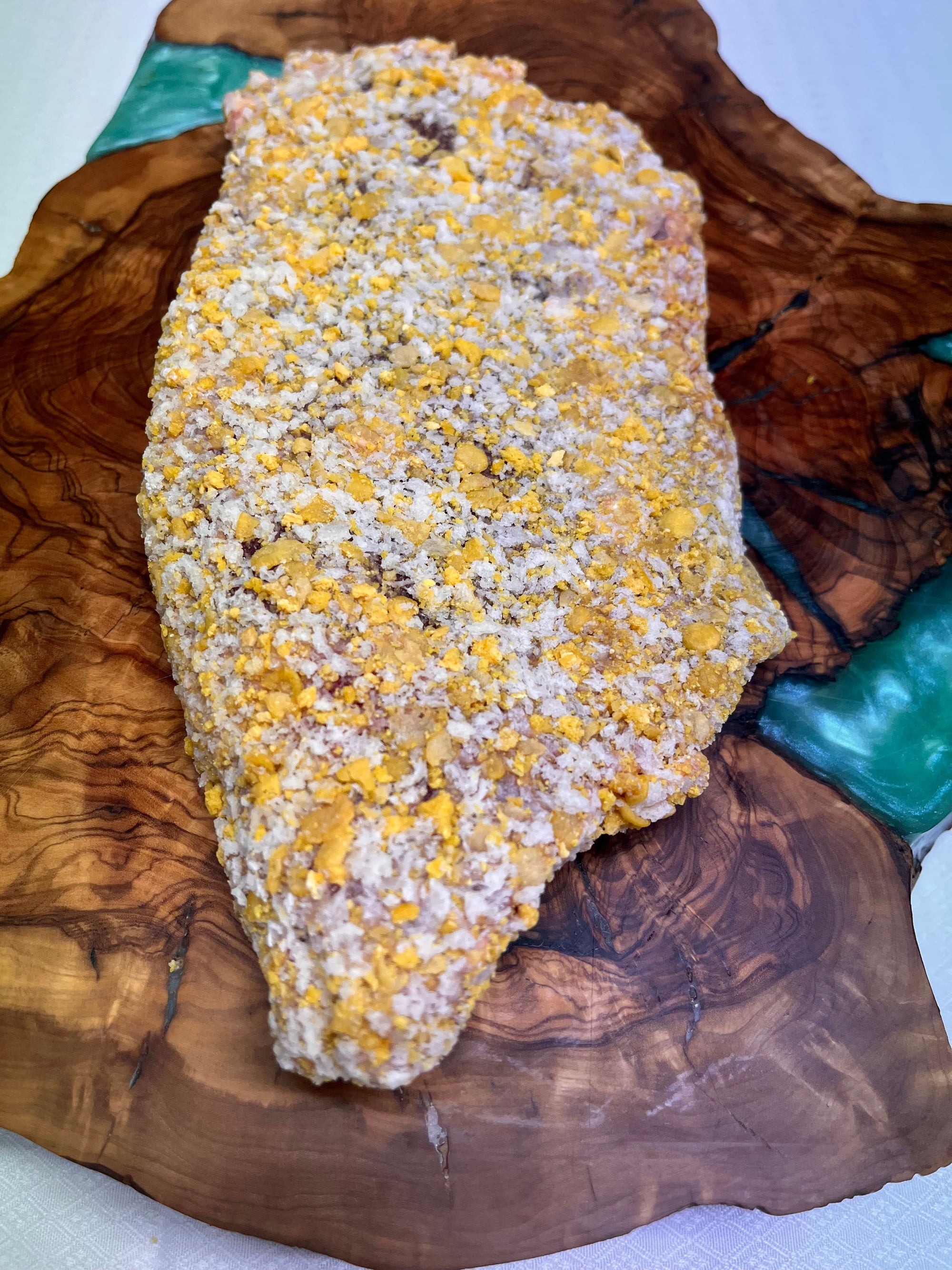 2  Cachopos de ternera rellenos de jamón ib Abrasador, cheddar y piquillo