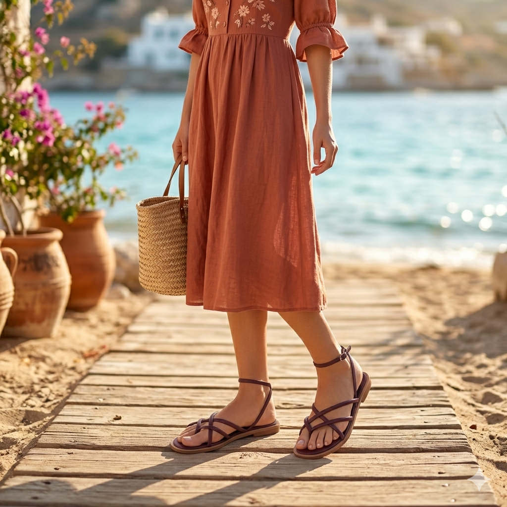 Sandal Calliope Chianti