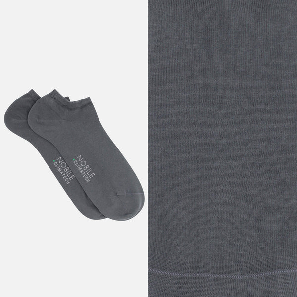 Chaussettes de cheville Climatech pour hommes en pur coton Makò