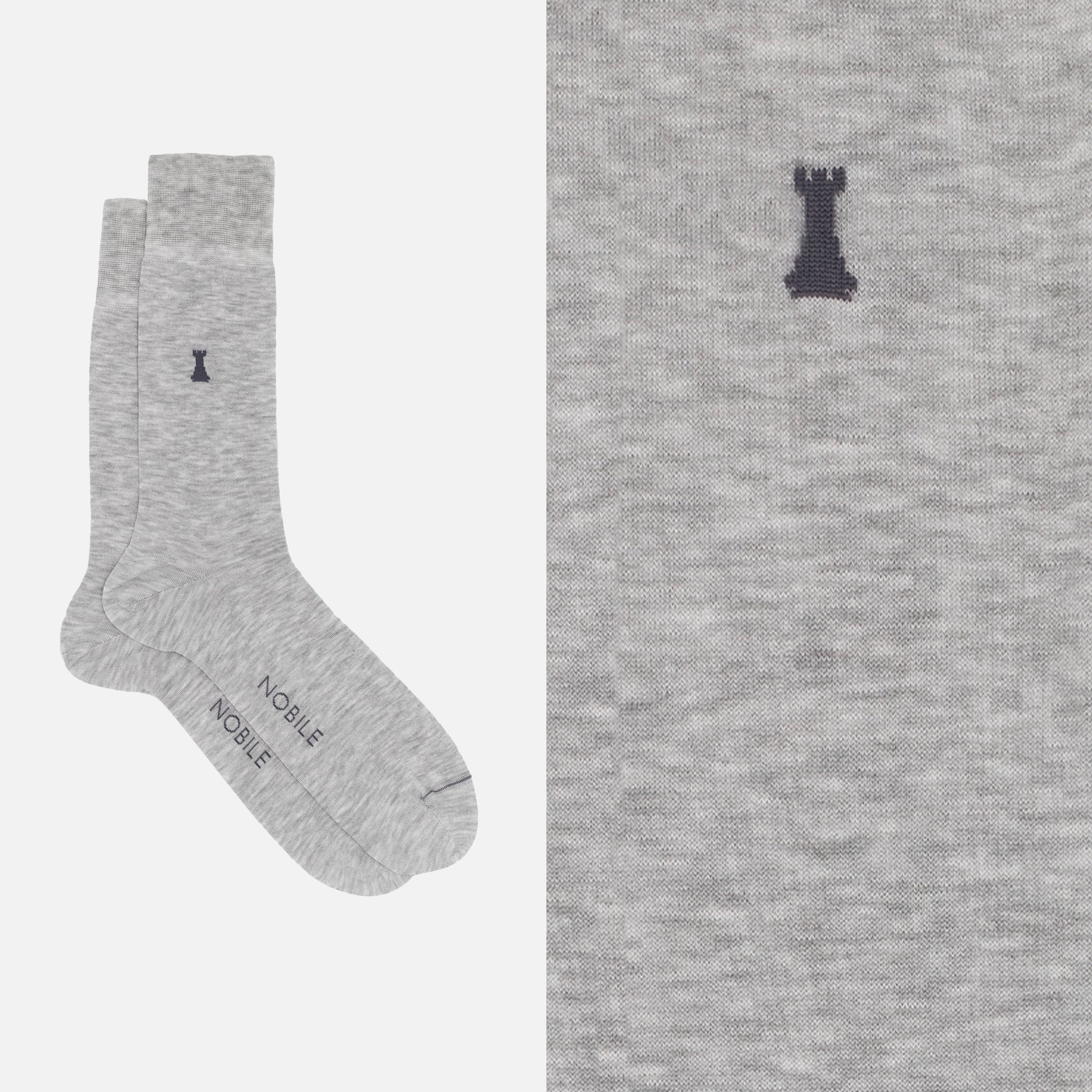 Wall Street Box of 6 Short Socks - 2x Ribbed/2x Solid Color/2x Mélange
