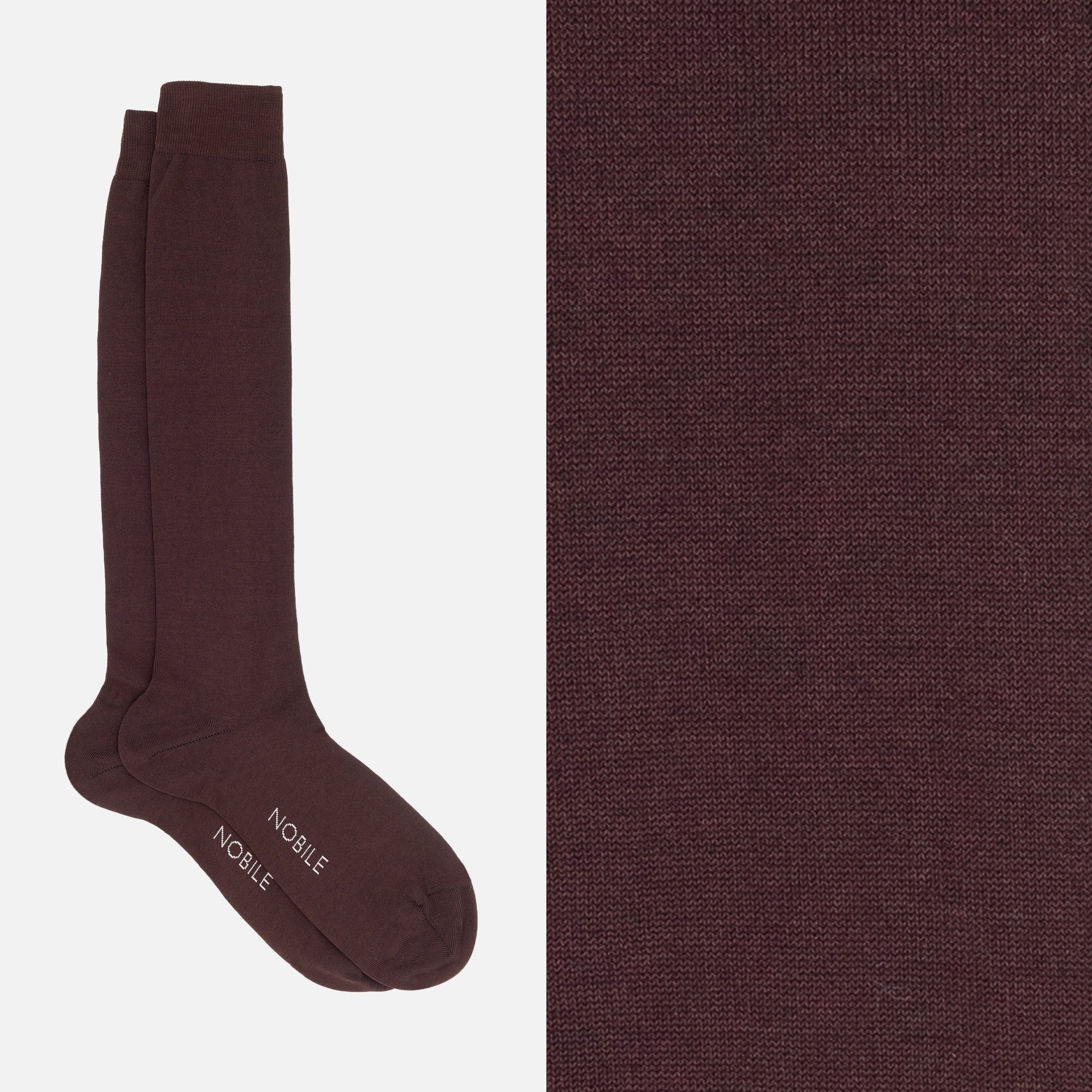 Noble Essentiel - Chaussettes Longues Unies