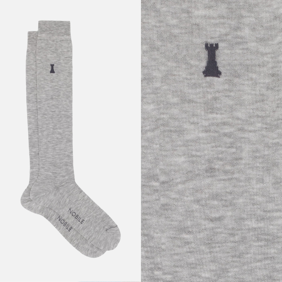 Wall Street Box of 6 Long Socks - 2x Ribbed/2x Solid Color/2x Mélange