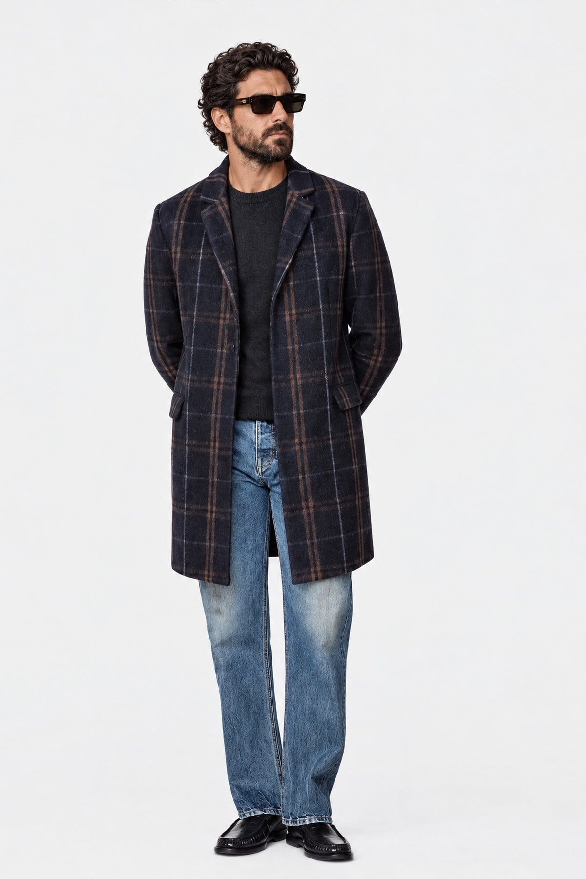 Cappotto Classico Uomo Misto Cachemire Made in Italy - Barone Firenze