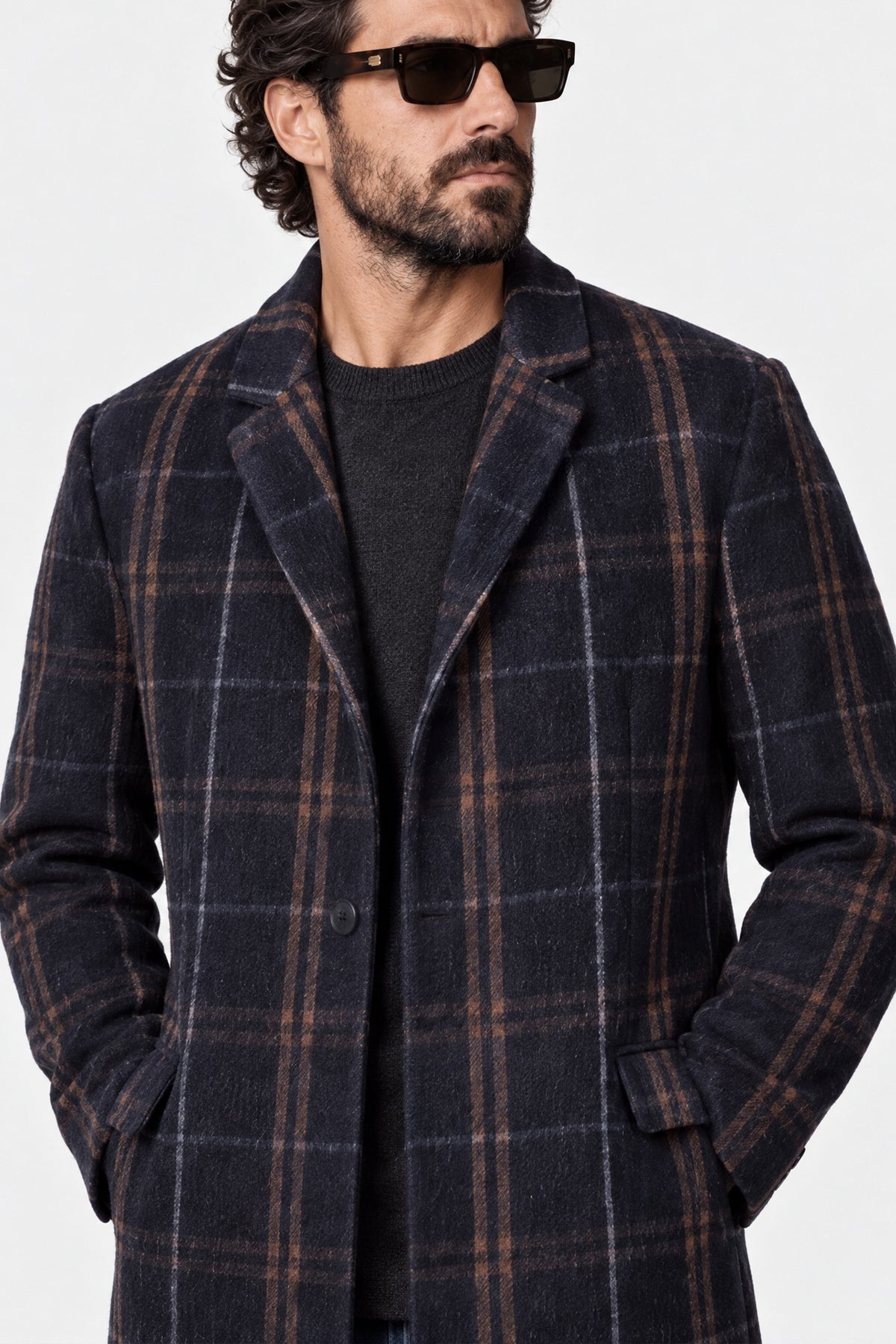 Cappotto Classico Uomo Misto Cachemire Made in Italy - Barone Firenze