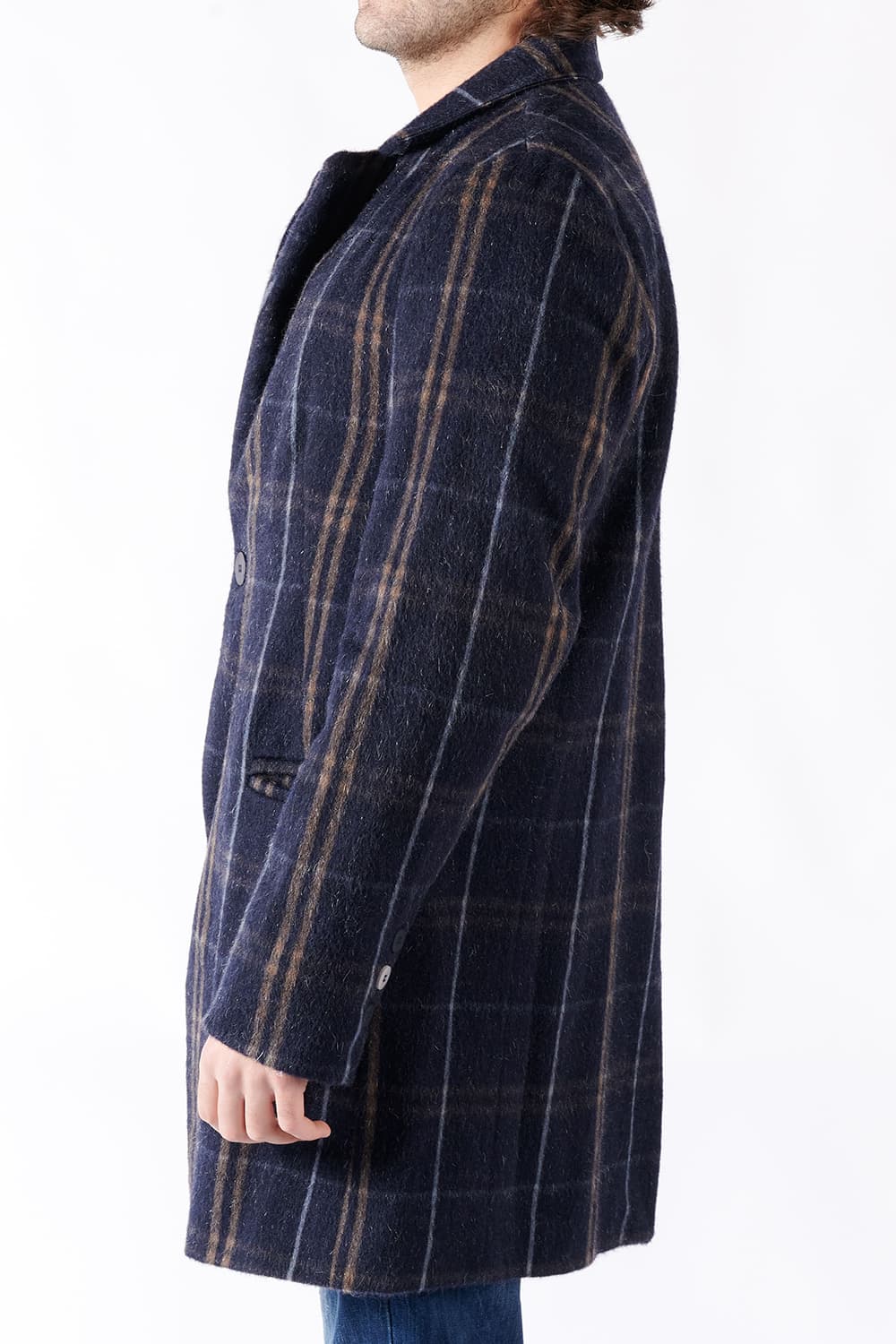 Cappotto Classico Uomo Misto Cachemire Made in Italy - Barone Firenze