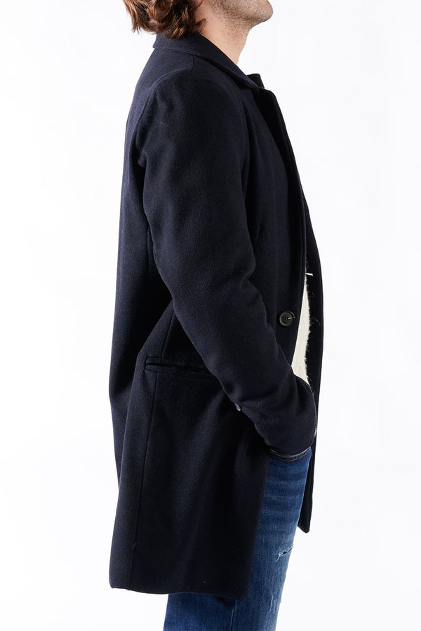 Cappotto Elegante Uomo Misto Cachemire Made in Italy - Barone Firenze