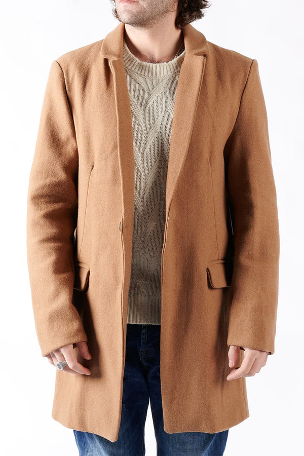 Cappotto Elegante Uomo Misto Cachemire Made in Italy - Barone Firenze