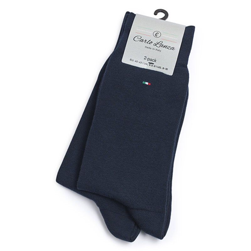 Cotton Men's Socks – Basic | Dark Blue