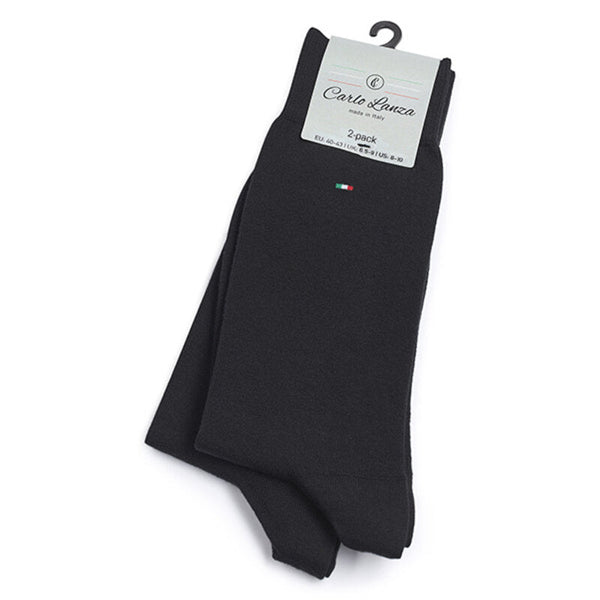 Cotton Men's Socks – Basic | Black