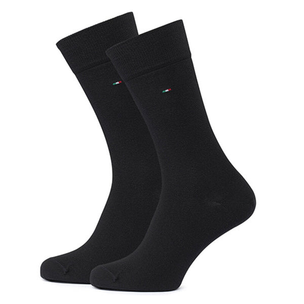 Calcetines de algodón para hombres – Básico | Negro