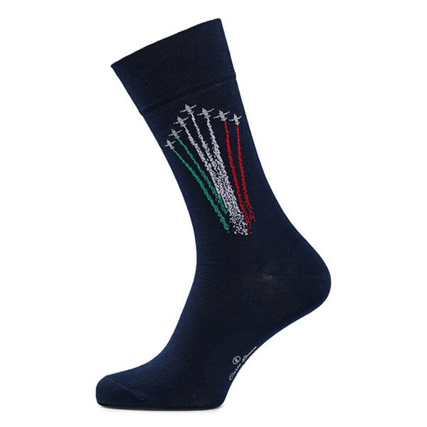 Cotton Men's Socks – Intrecci | Dark Blue