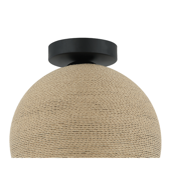 De bruin gekleurde Carpi plafondlamp voegt warmte toe aan elke ruimte. Een perfect samenspel van stijl en functionaliteit.