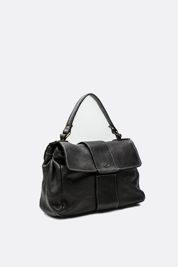 Carrara borsa donna postina 100% vera pelle Made in Italy - Barone Firenze