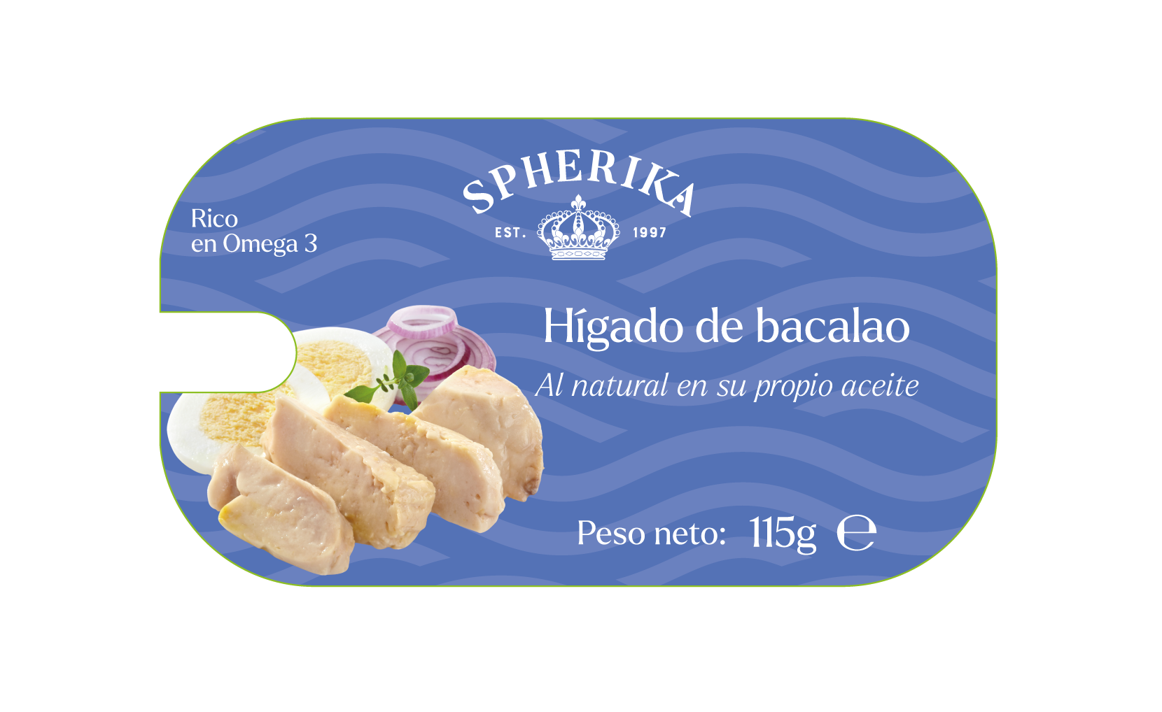 SPHERIKA, cod liver 115g