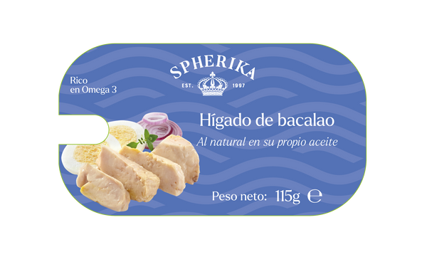 SPHERIKA, tresčia pečeň 115g