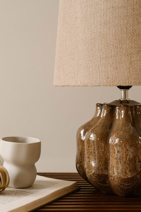 Indore Home - Verde - M - Table Lamp - Brown