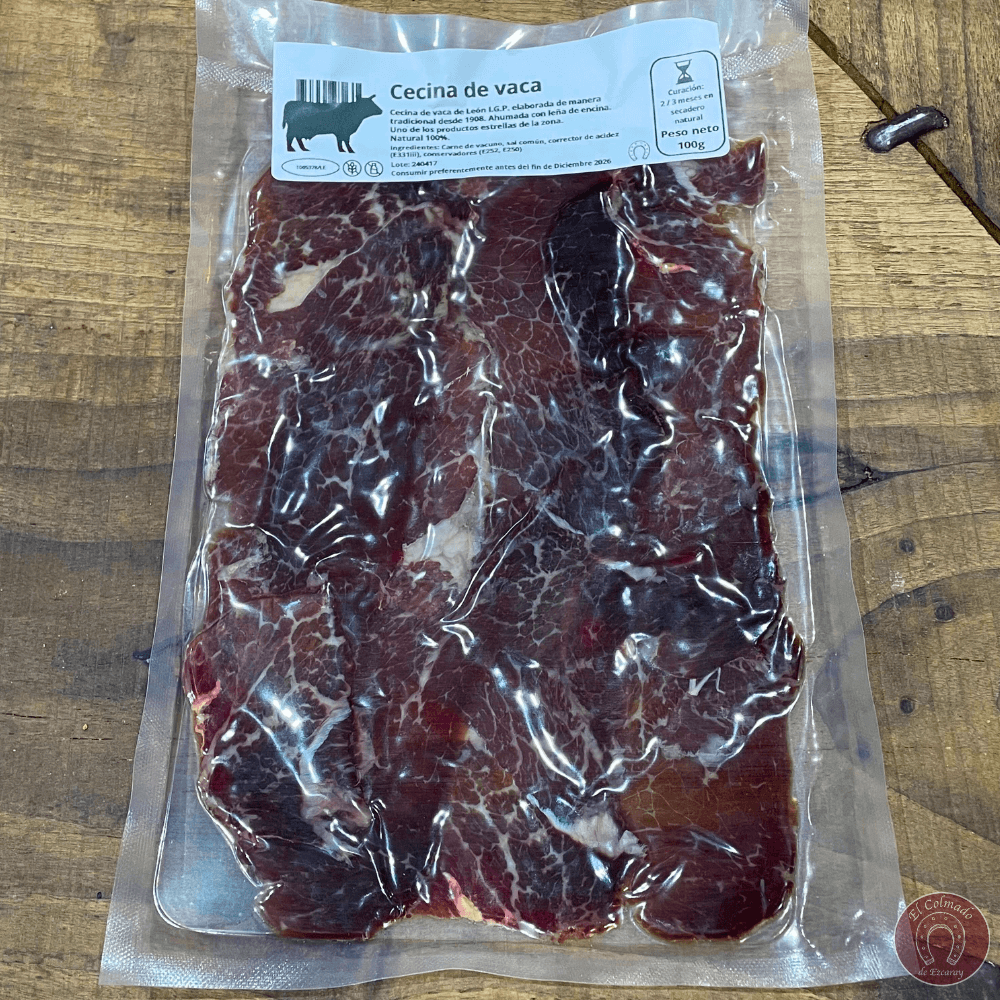 Cecina de vaca IGP León