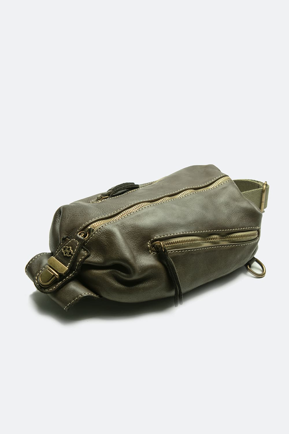 Marsupio Certaldo uomo 100% vera pelle Made in Italy - Barone Firenze