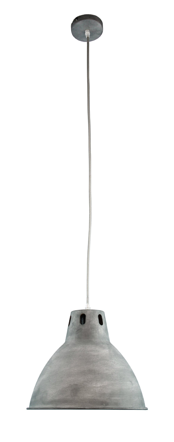 De Cucina hanglamp in grijs heeft een modern ontwerp met een stoere uitstraling. Perfect voor een eigentijdse eetruimte.
