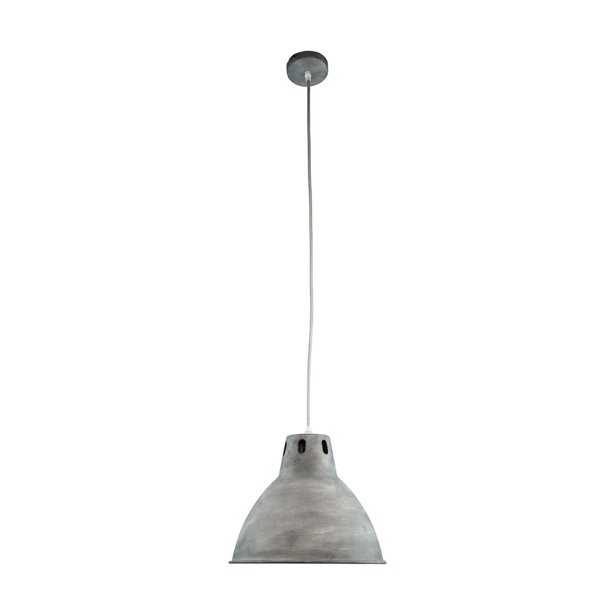 De Cucina hanglamp in grijs heeft een modern ontwerp met een stoere uitstraling. Perfect voor een eigentijdse eetruimte.