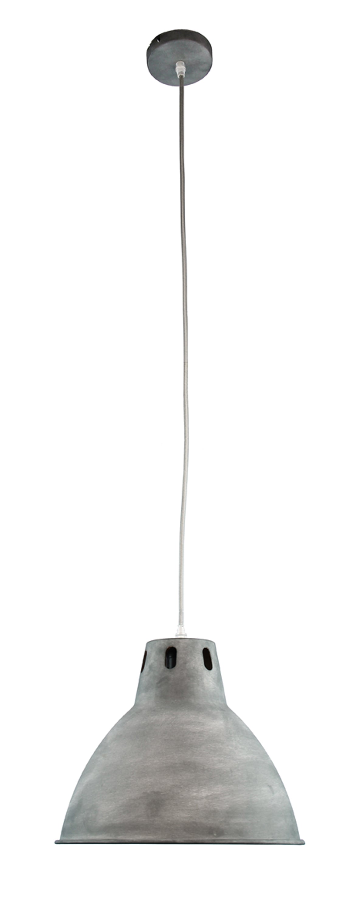 De Cucina hanglamp in grijs heeft een modern ontwerp met een stoere uitstraling. Perfect voor een eigentijdse eetruimte.