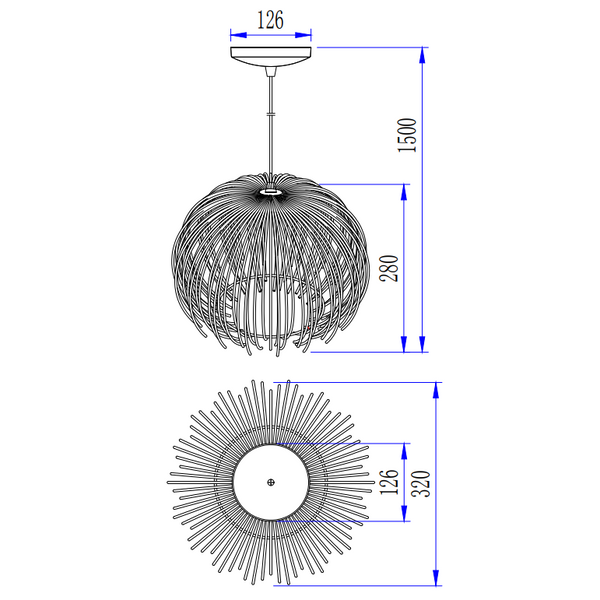 De zwarte Filo Sottile hanglamp heeft een modern design. Perfecte keuze voor een eigentijdse uitstraling in uw interieur.