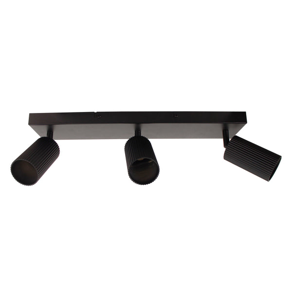 De zwarte Rigo plafondlamp voegt een stoere touch toe aan je interieur. Perfect voor een eigentijdse uitstraling.