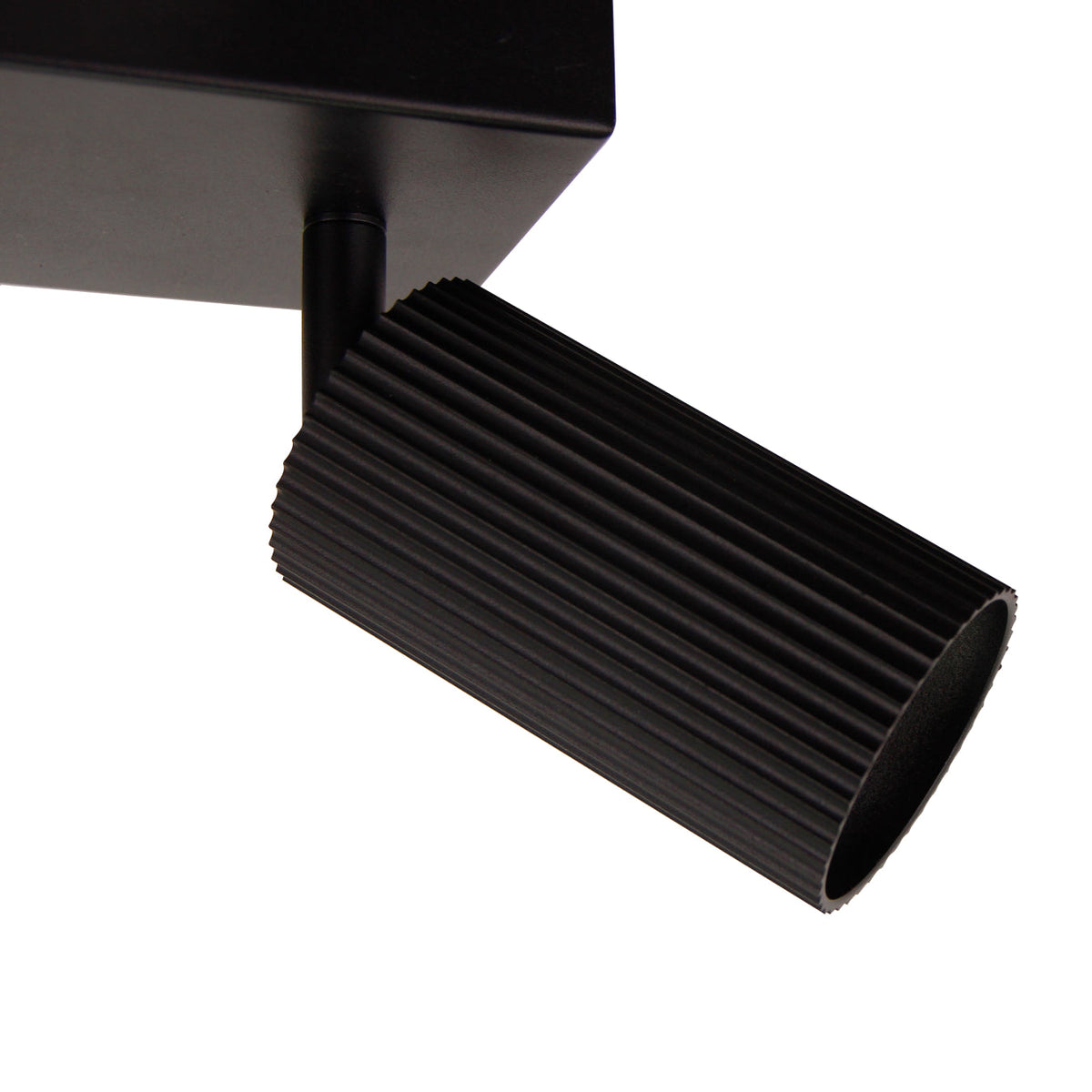 De Rigo plafondlamp in zwart met een modern design voegt een stoere uitstraling toe aan jouw interieur.