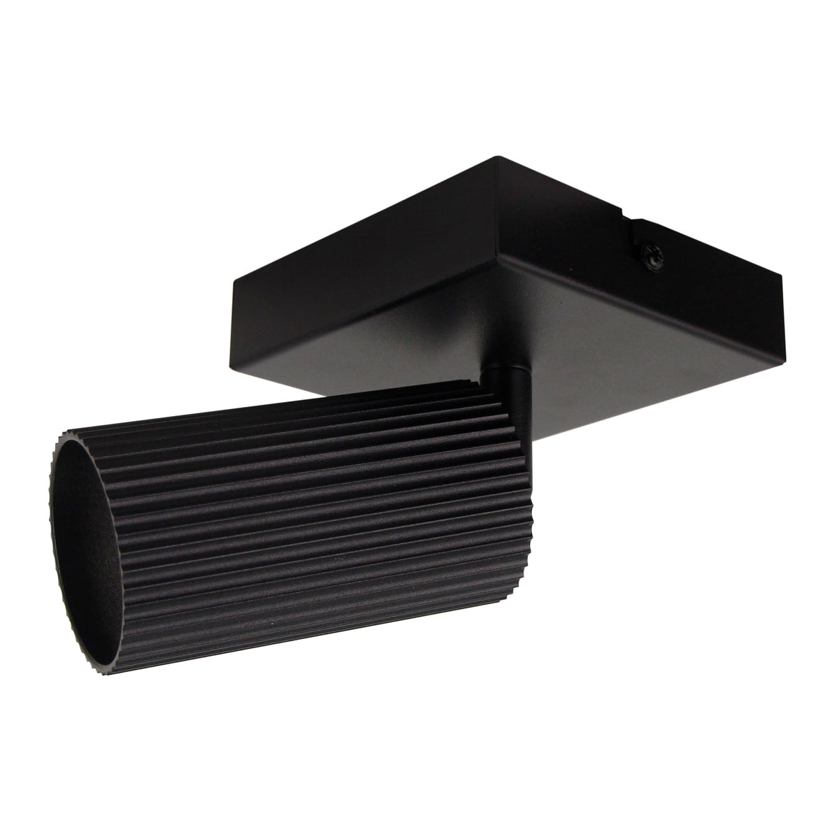De Rigo plafondlamp in zwart met een industriële uitstraling. Perfect voor het creëren van een moderne sfeer in elke kamer.