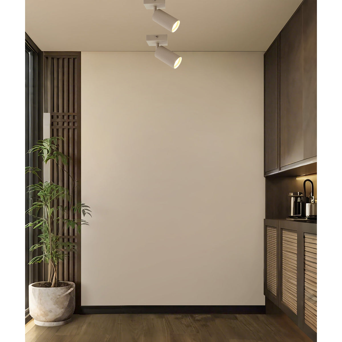 De Rigo plafondlamp in zandkleur voegt een warme, natuurlijke sfeer toe aan uw interieur. Perfect voor elke ruimte.