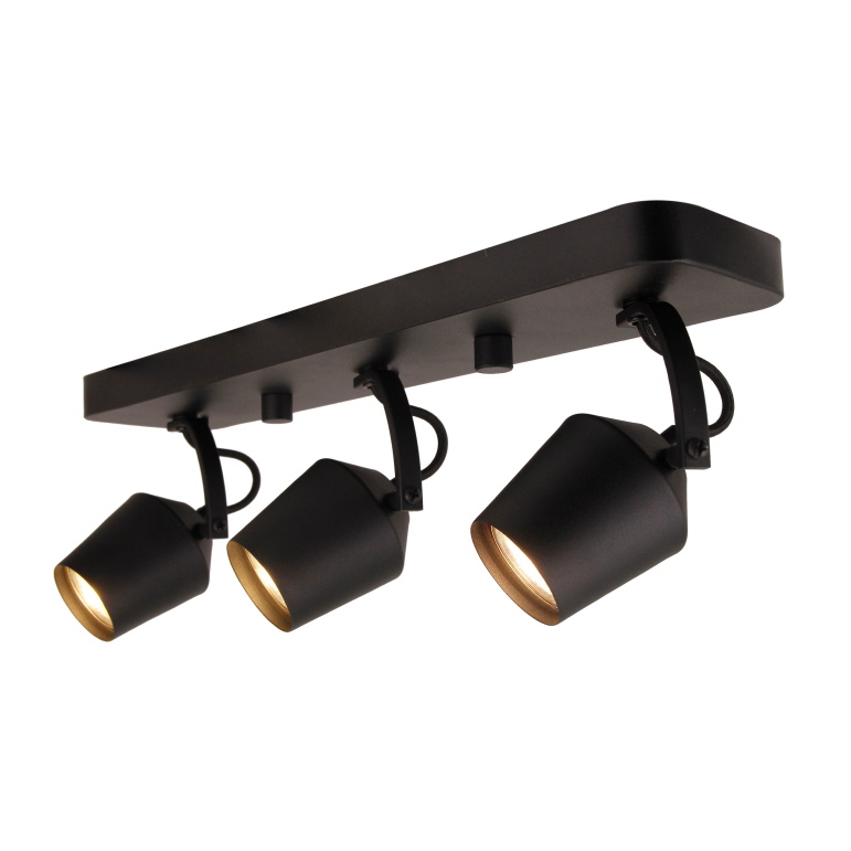De zwart metalen plafondlamp Tavola heeft een modern design. Ideaal voor sfeervolle verlichting in elke hedendaagse ruimte.