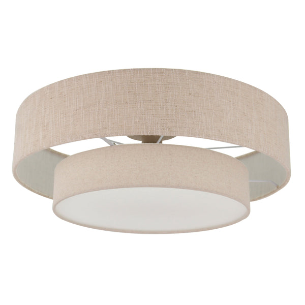 De beige Trilo plafondlamp brengt warmte in jouw ruimte. Een perfecte combinatie van Japandi-stijl en functionaliteit.