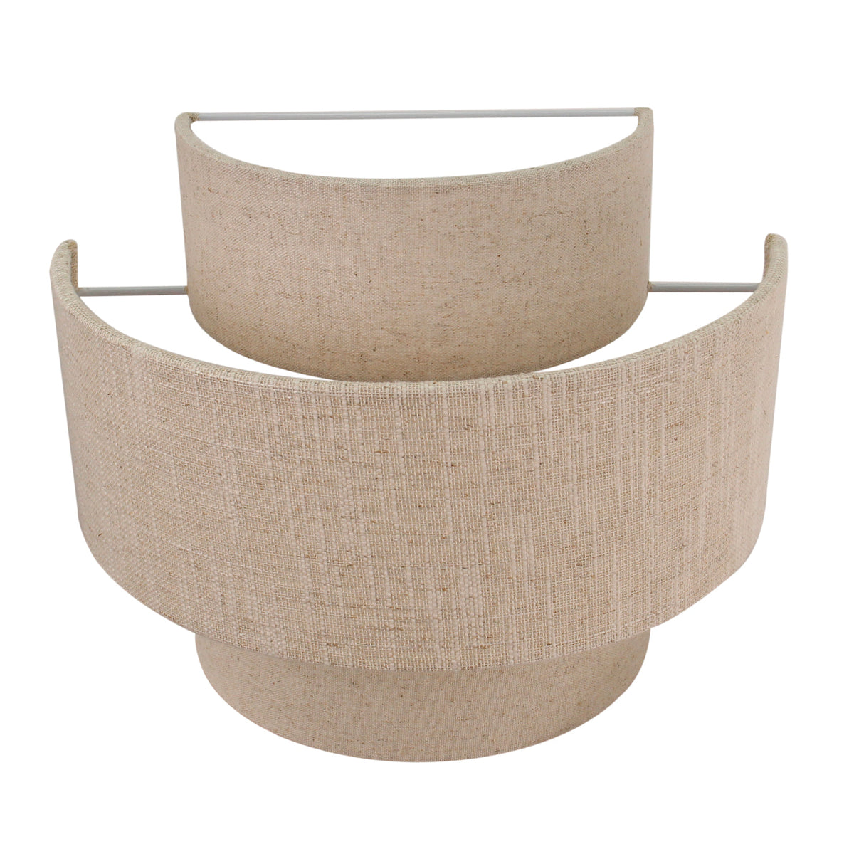 Beige wandlamp Trilo in een verfijnde Japandi stijl. Brengt warmte en rust in je interieur, perfect voor elke ruimte.