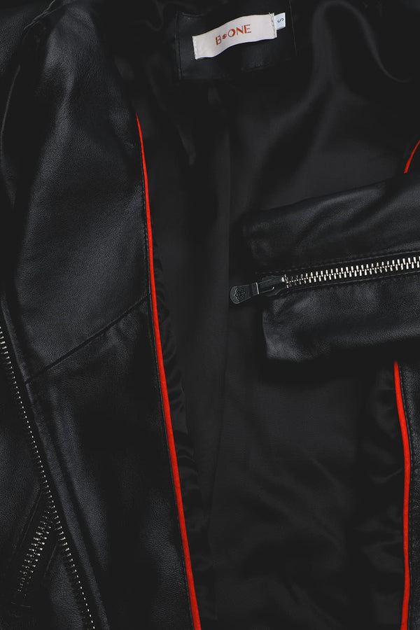 Chiodo Donna Bis giacca 100% vera pelle Made in Italy - Barone Firenze