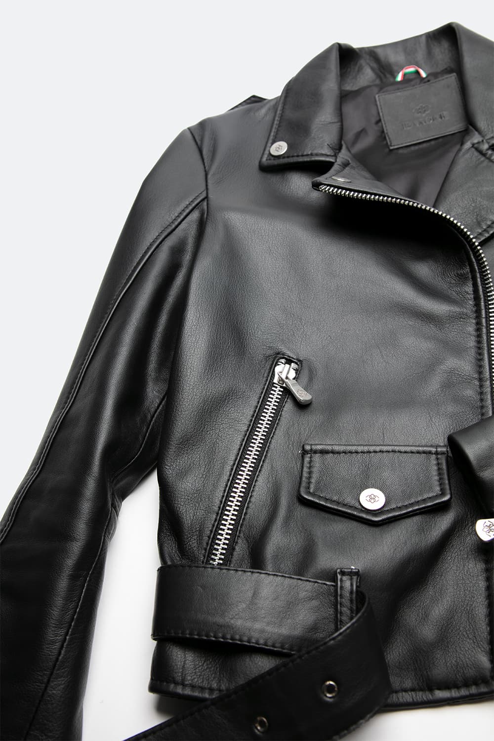 Chiodo Donna giacca 100% vera pelle Made in Italy- Barone Firenze