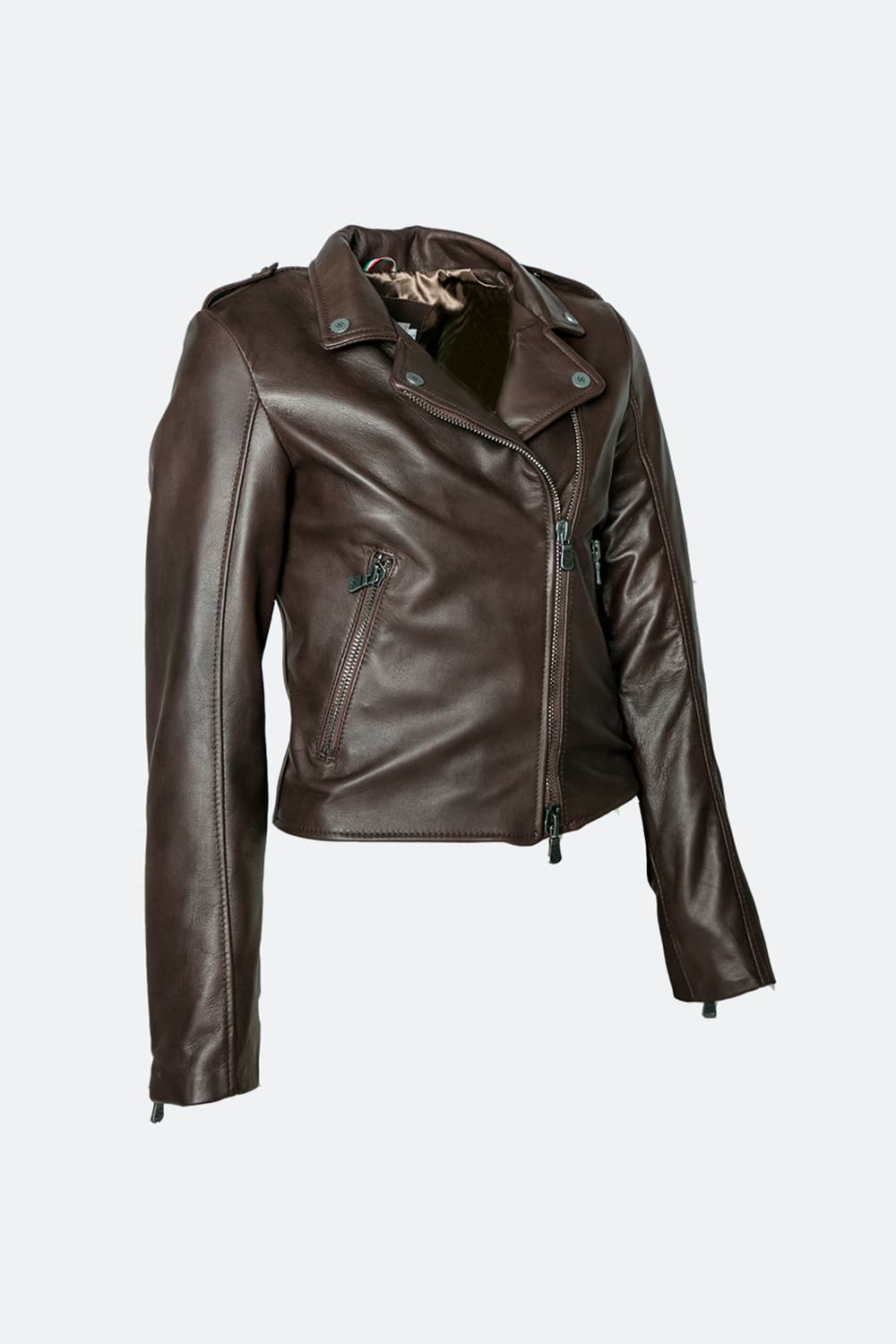 Chiodo Donna Bis giacca 100% vera pelle Made in Italy - Barone Firenze