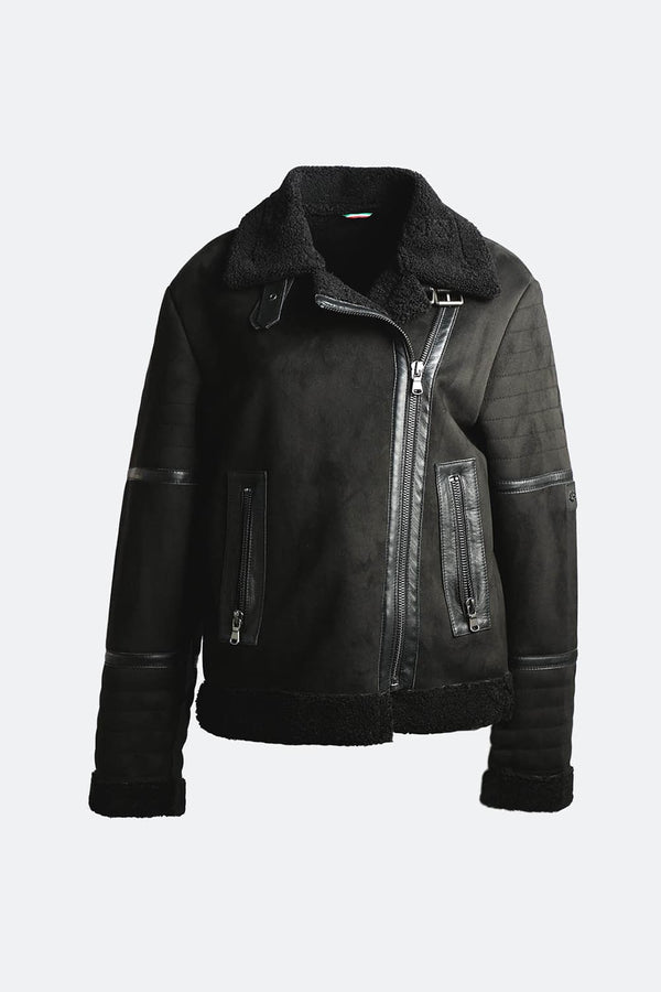 Chiodo Gold Shearling Style Made in Italy - Barone Firenze