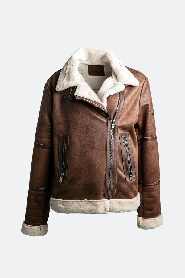 Chiodo Gold Shearling Style Made in Italy - Barone Firenze