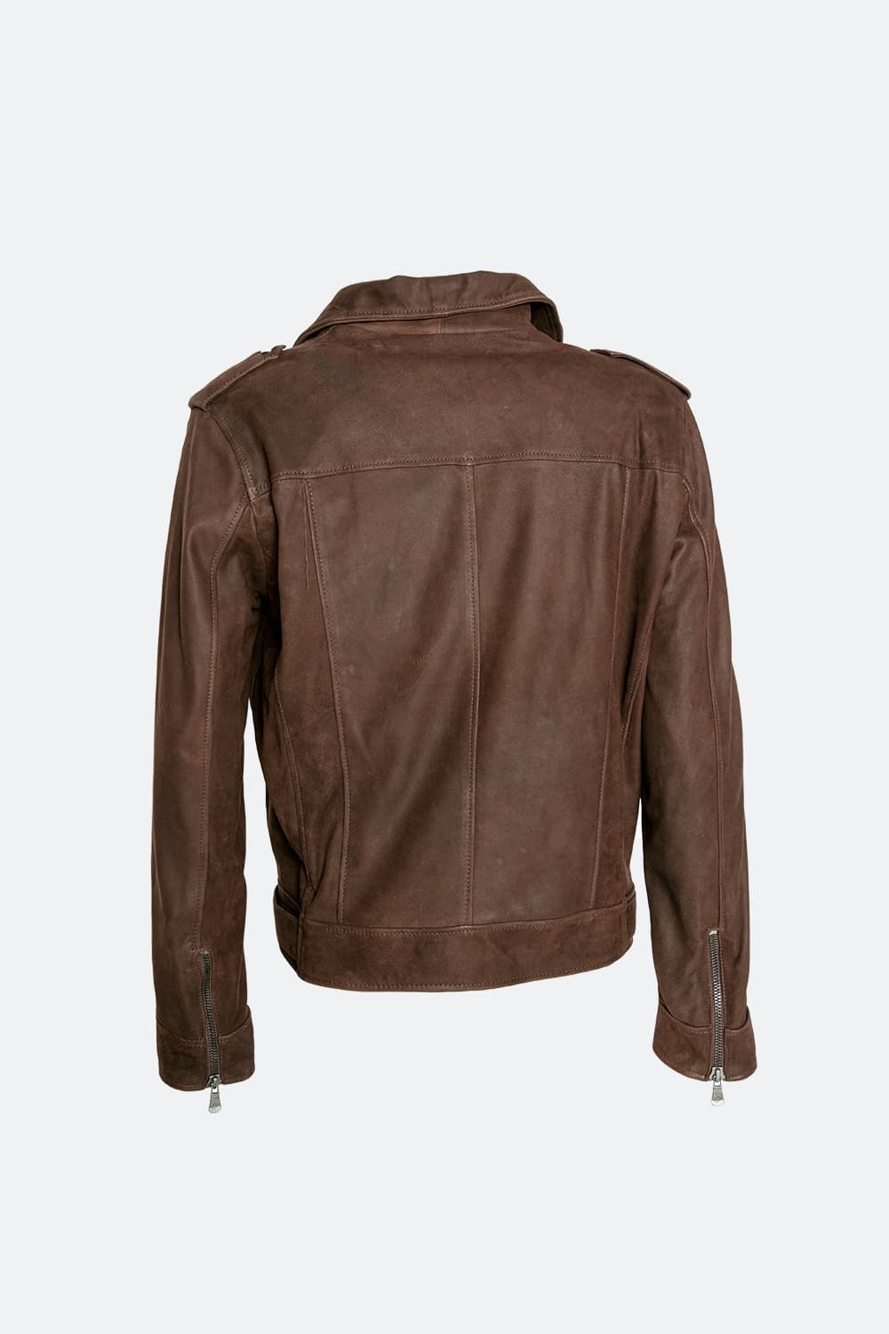 Chiodo Uomo Oleato giacca 100% vera pelle Made in Italy - Barone Firenze