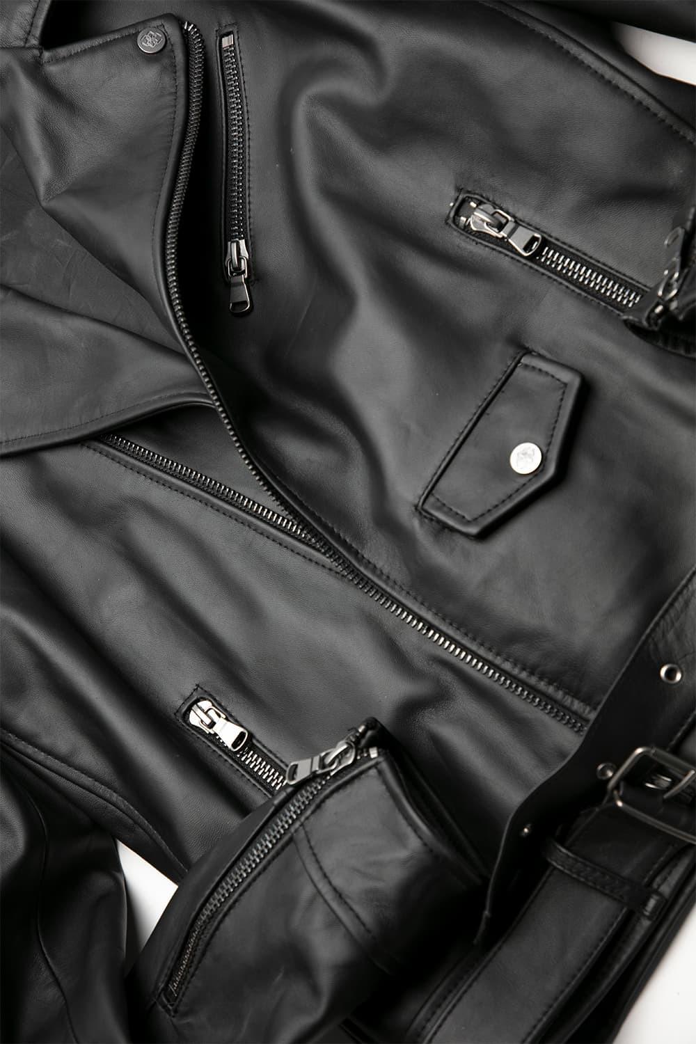 Chiodo Uomo giacca 100% vera pelle Made in Italy - Barone Firenze