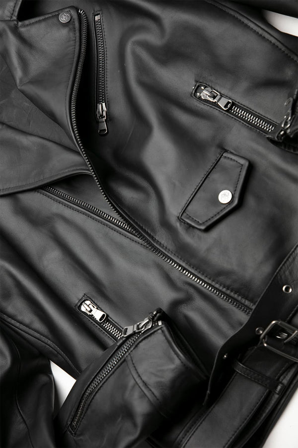 Chiodo Uomo giacca 100% vera pelle Made in Italy - Barone Firenze