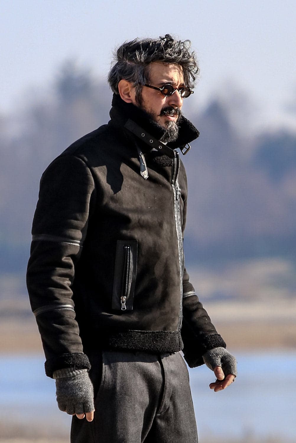 Chiodo Gold Shearling Style uomo Made in Italy - Barone Firenze