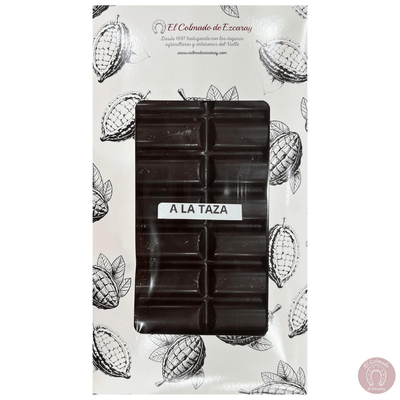 Chocolate artesano negro a la taza colmado ezcaray